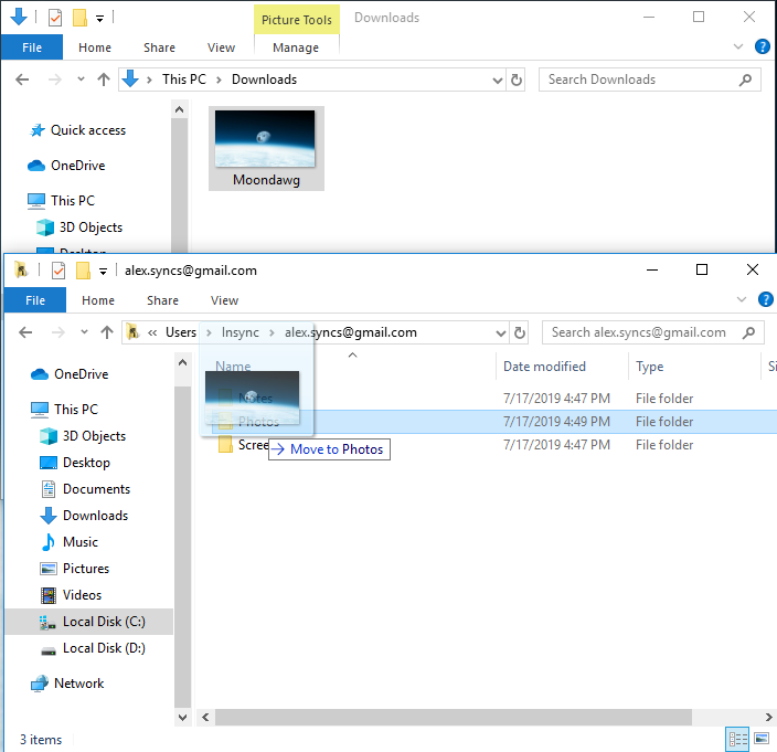 Add your Google Drive to Windows 10 Explorer